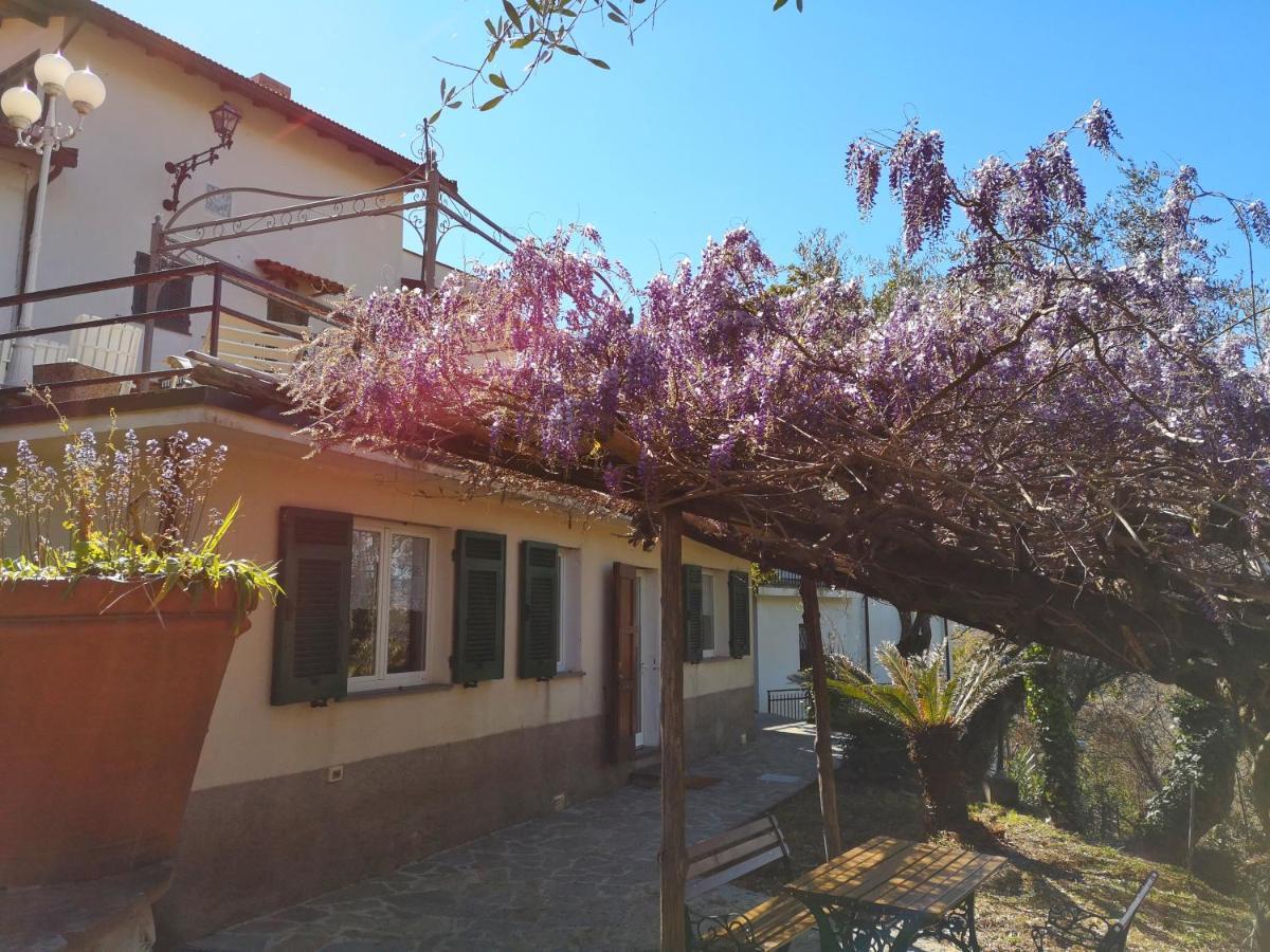 La Vivagna - Casa Vista Mare Tra Gli Ulivi Villa Leivi Екстериор снимка