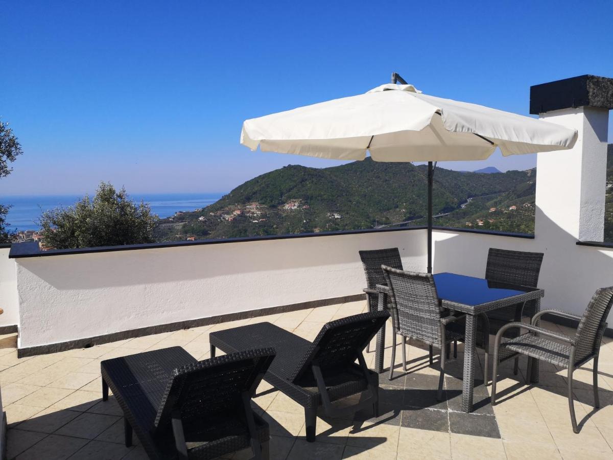 La Vivagna - Casa Vista Mare Tra Gli Ulivi Villa Leivi Екстериор снимка