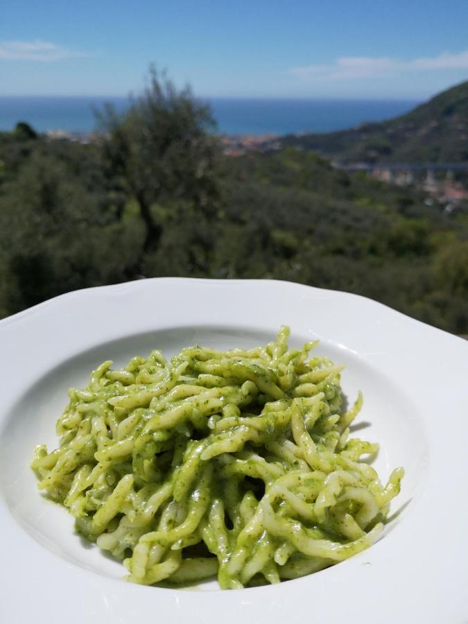 La Vivagna - Casa Vista Mare Tra Gli Ulivi Villa Leivi Екстериор снимка