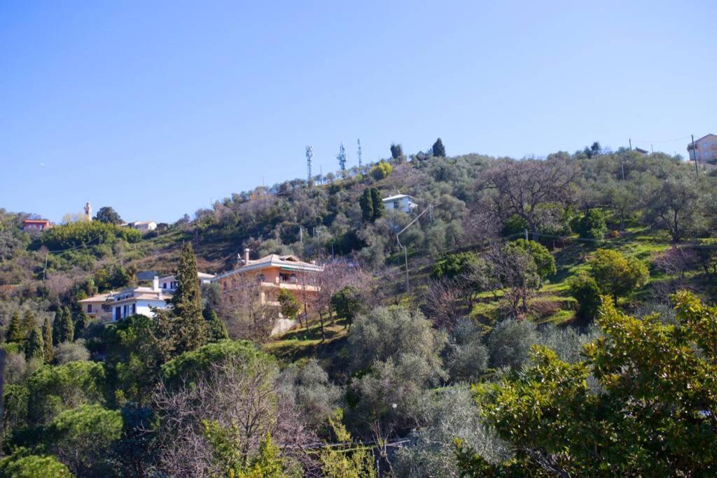 La Vivagna - Casa Vista Mare Tra Gli Ulivi Villa Leivi Екстериор снимка