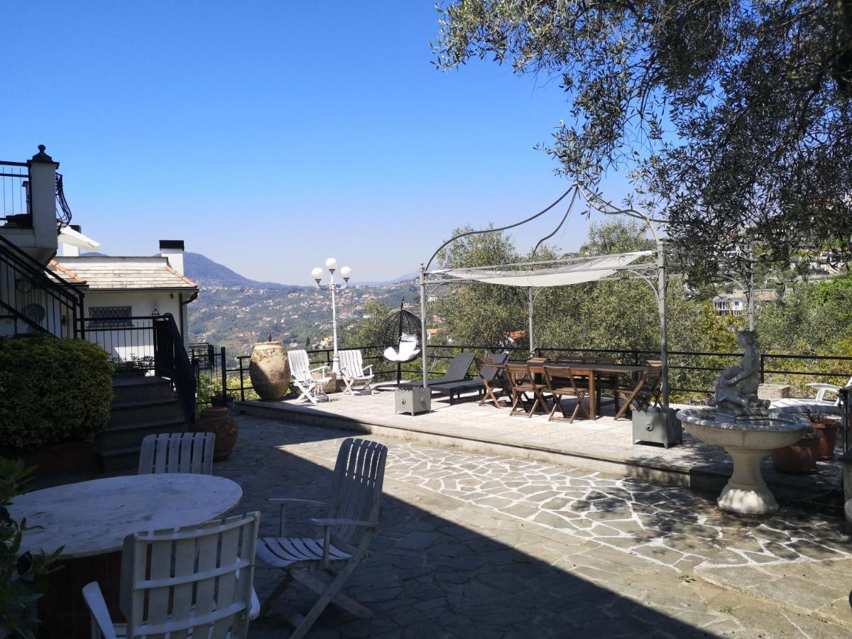 La Vivagna - Casa Vista Mare Tra Gli Ulivi Villa Leivi Екстериор снимка